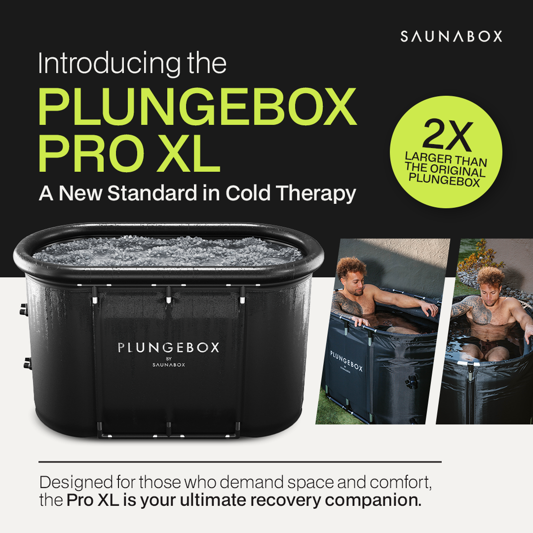 SaunaBox PlungeBox XL: Lay-Flat Cold Tub