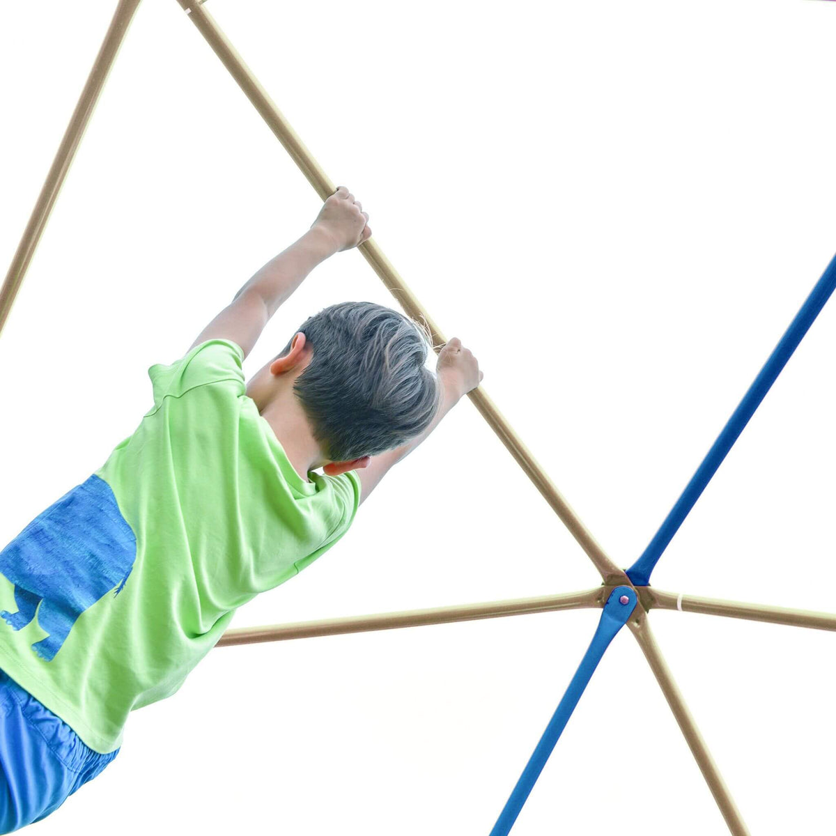 13FT Kids Climbing Jungle Gym Geometric Playground Dome Tower, 1000LBS (SAK83512)