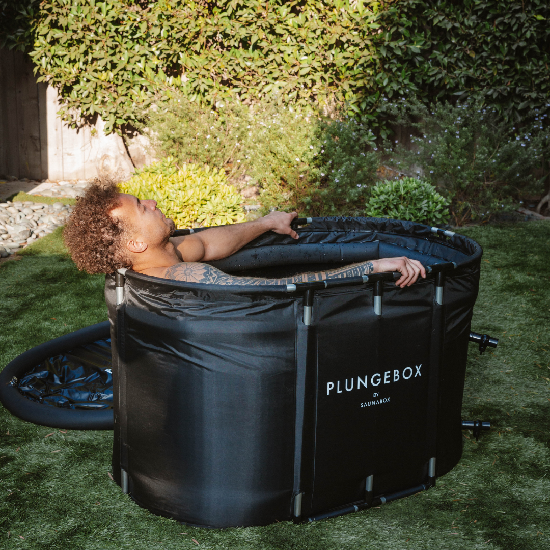 SaunaBox PlungeBox XL: Lay-Flat Cold Tub