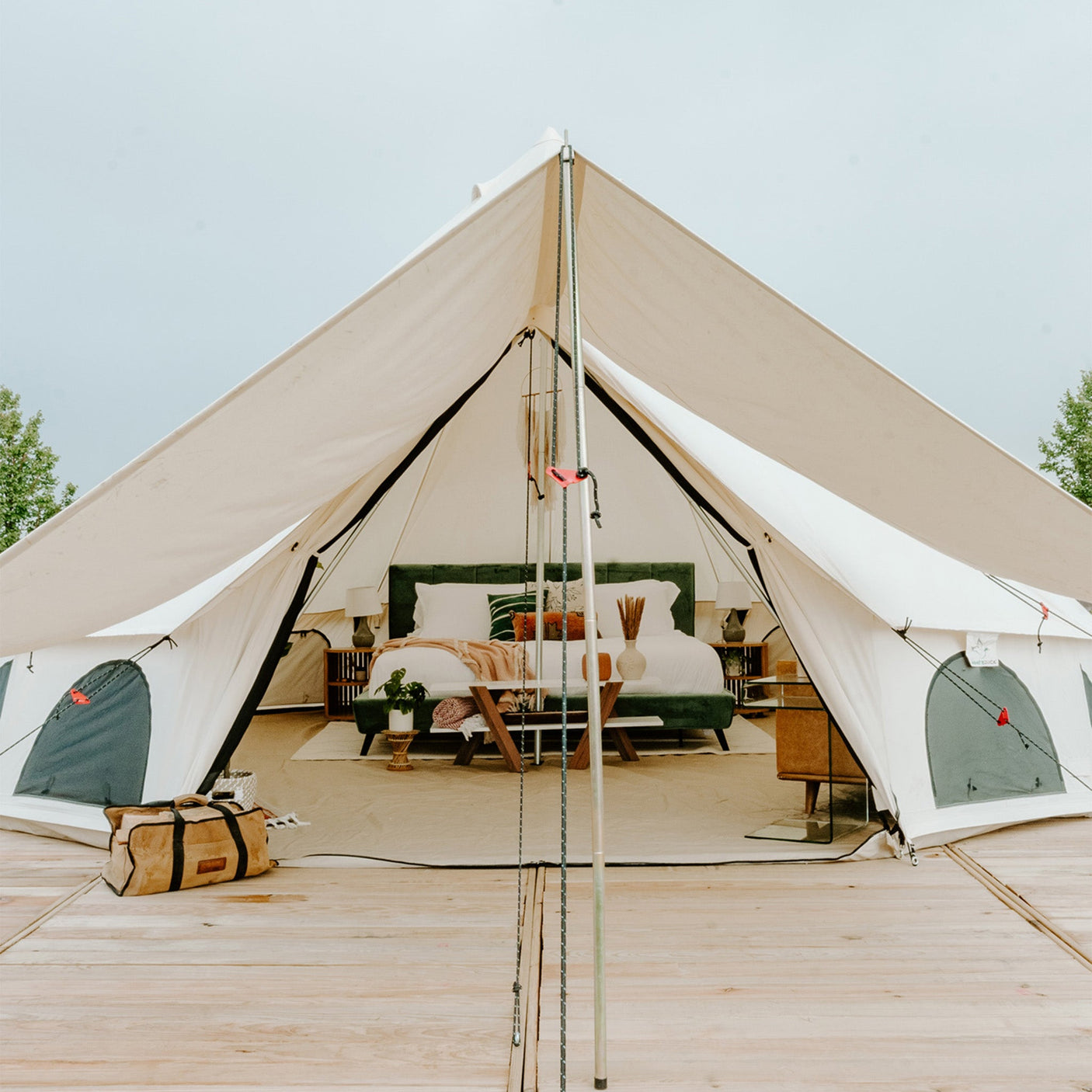 White Duck Outdoors Avalon Bell Tent – 20' (Premium 4-Season Bell Tent)