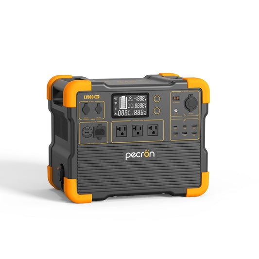 PECRON E1500LFP Portable Power Station – 2200W, 1536Wh LiFePO4, Expandable & Solar-Ready Product Description
