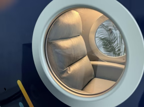 Airvida Elite 1.3–2.0 ATA Hard Shell Sitting Hyperbaric Chamber — Stainless Steel Wellness System