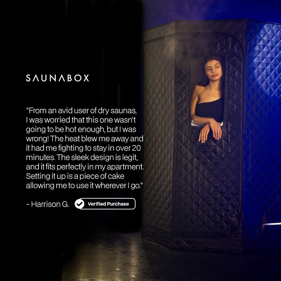 SAUNABOX® Ultimate Recovery Bundle Pro – Infrared Sauna + Cold Plunge Kit