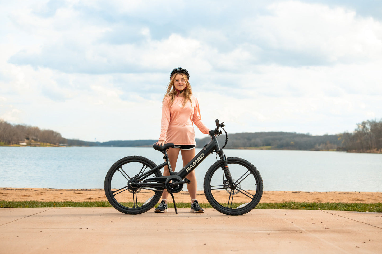 Rambo Kid’s 24" Chameleon Electric Bike – 250W Motor, Up to 16 MPH