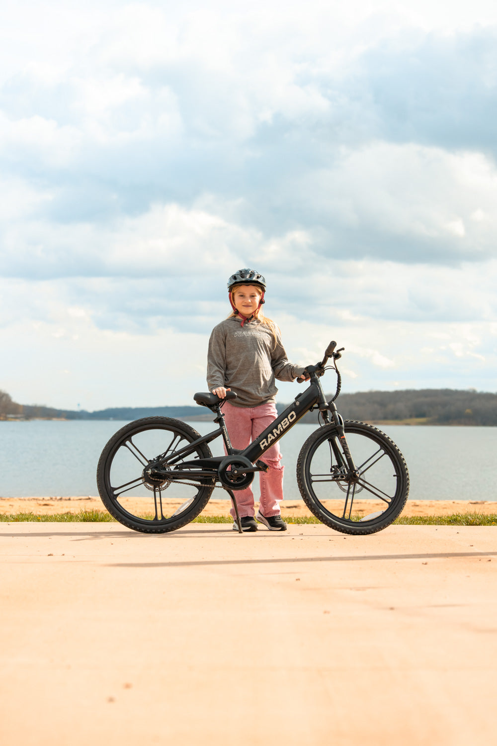 Rambo Kid’s 24" Chameleon Electric Bike – 250W Motor, Up to 16 MPH