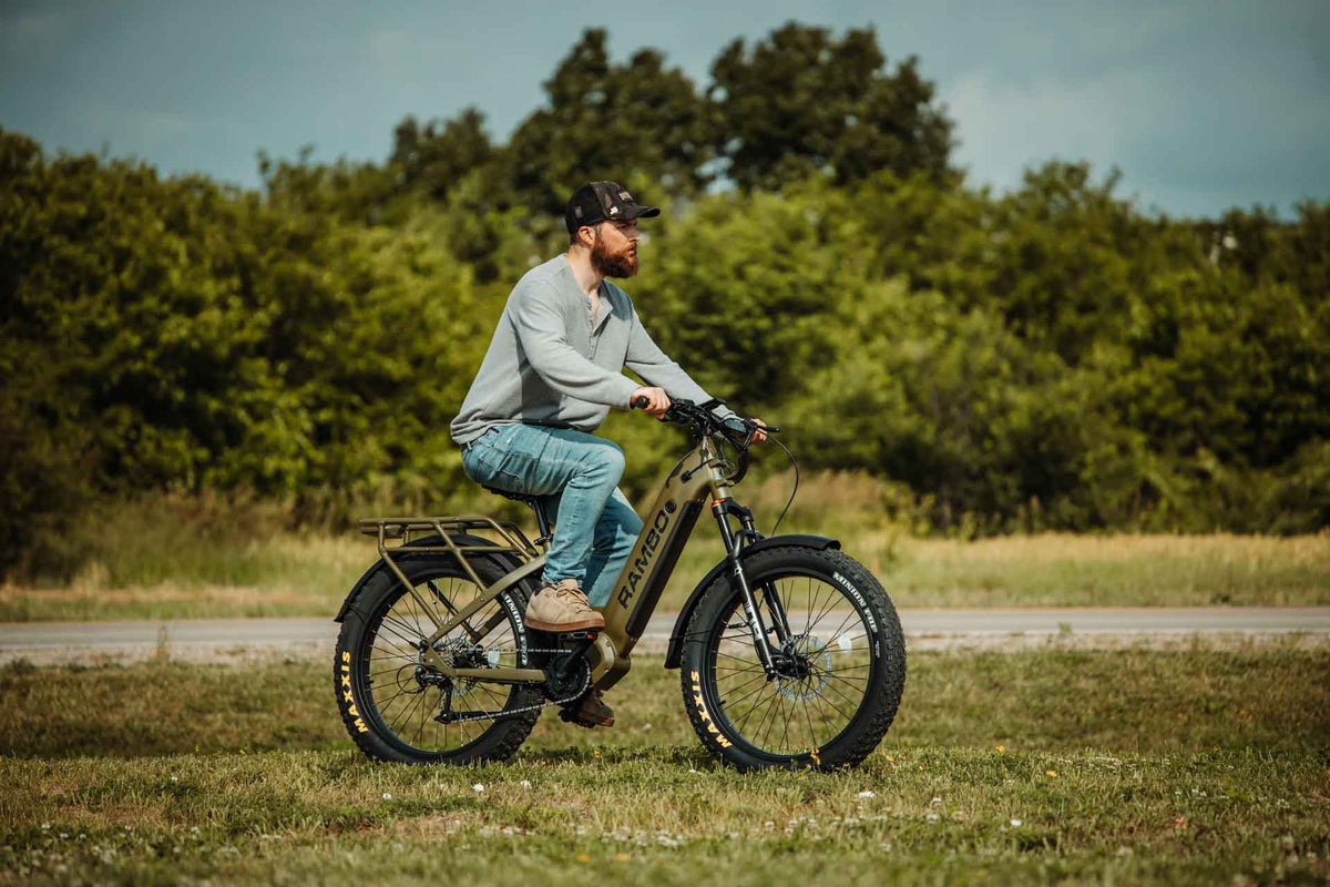 Rambo - Rebel 2.0 1000W Mid Drive Electric Hunting Bike - REB2.0