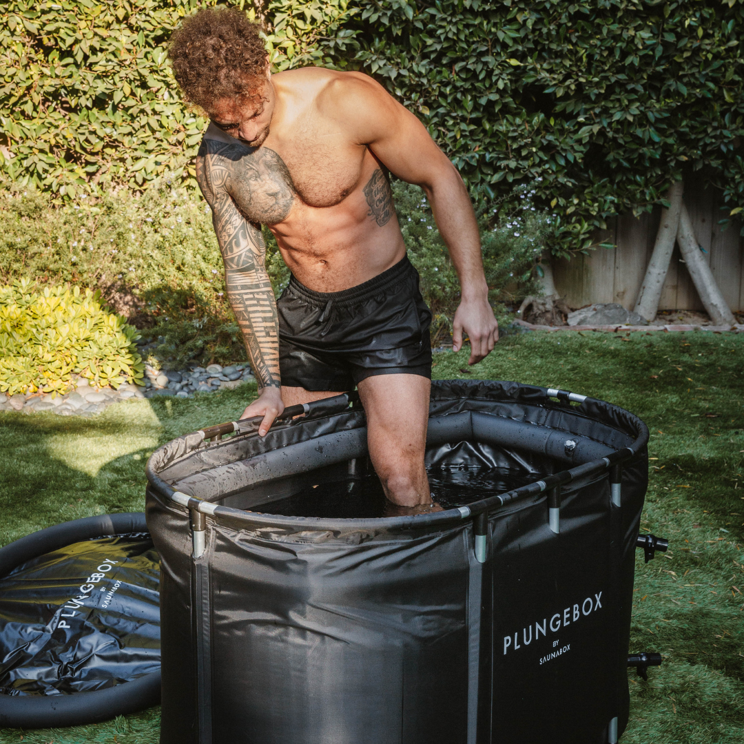 SaunaBox PlungeBox XL: Lay-Flat Cold Tub