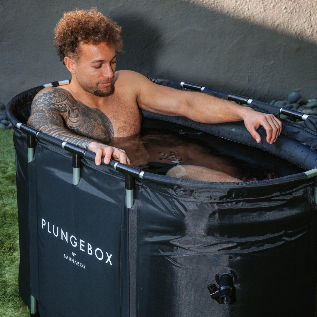 SaunaBox PlungeBox XL: Lay-Flat Cold Tub