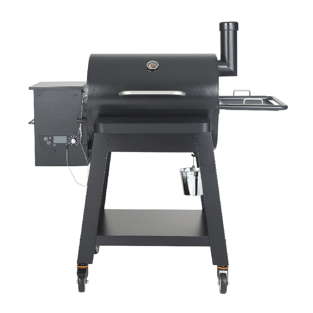53" Heavy Duty Portable Wood Pellet BBQ Grill With Cart