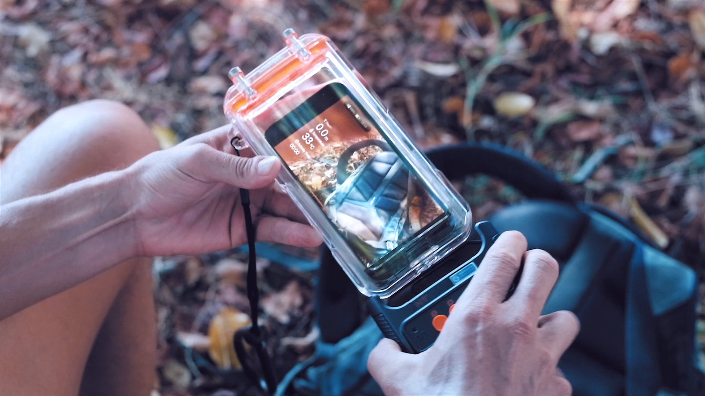 Sublue H1+ Smart Waterproof Phone Case – 4K Underwater Camera Housing with AI Color Correction