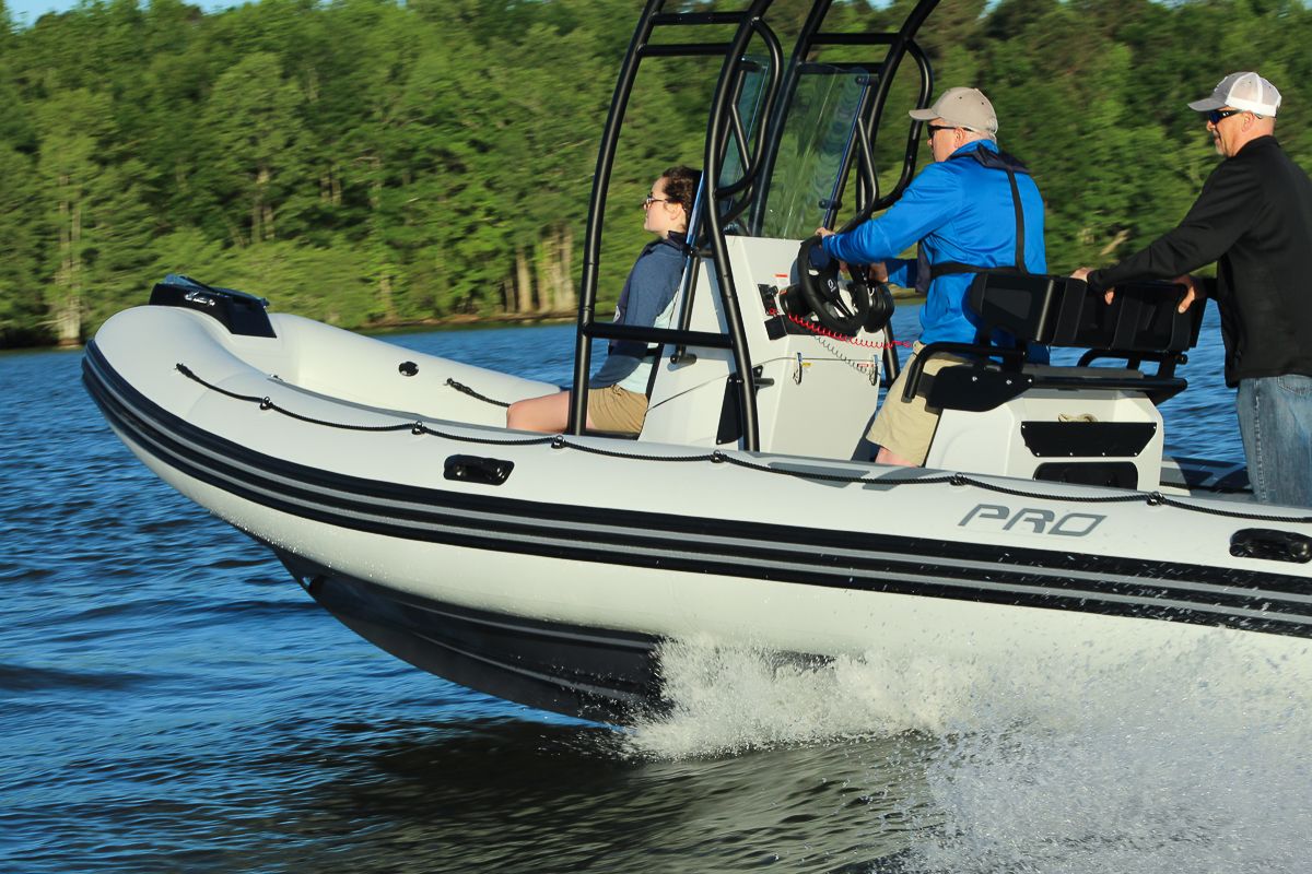 Zodiac Pro 6.5 - Best-Selling Customizable RIB for Fishing, Diving & Watersports