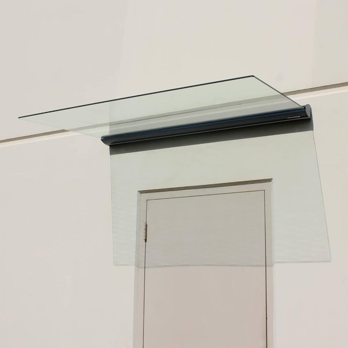 Advaning GA Series Clear Tempered Glass Door & Window Awning – Sleek Weather Protection (55x35 & 63x39)