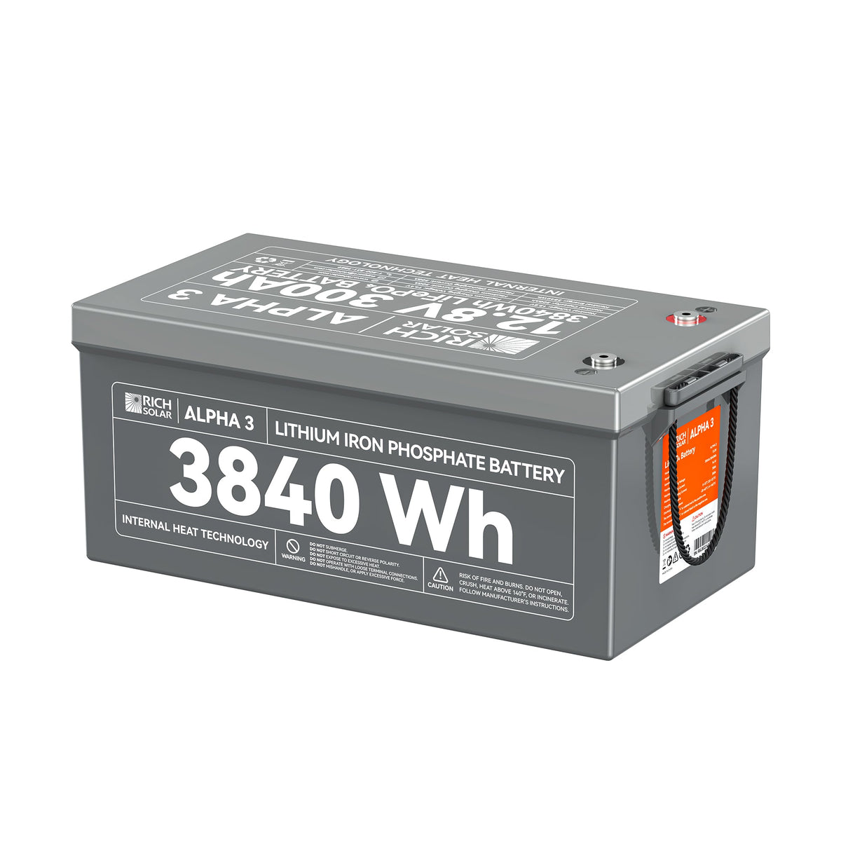 RICH SOLAR ALPHA 3 12V 300Ah LiFePO4 Battery - product image 4