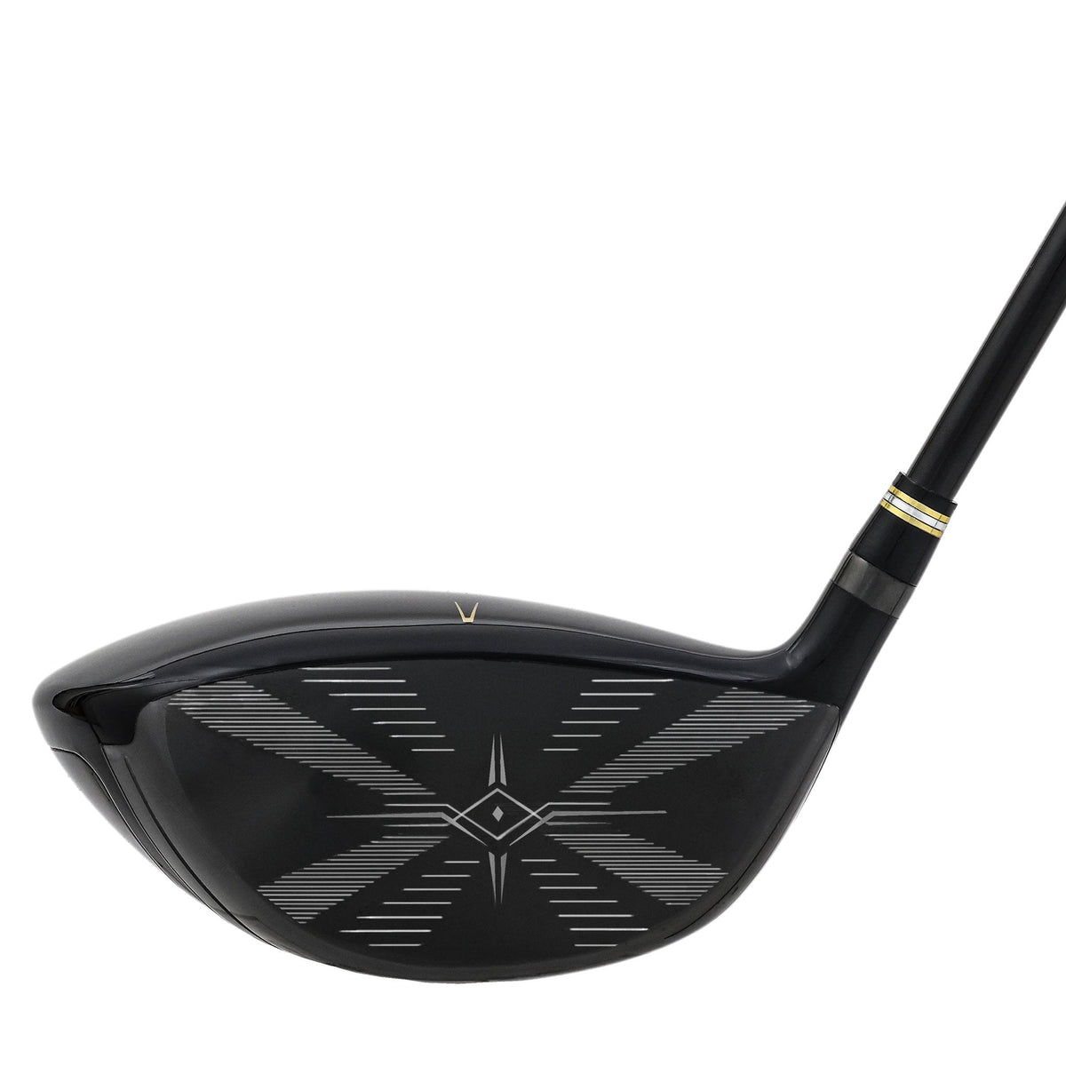 Close-up of BERES Black driver face and sole weighting
