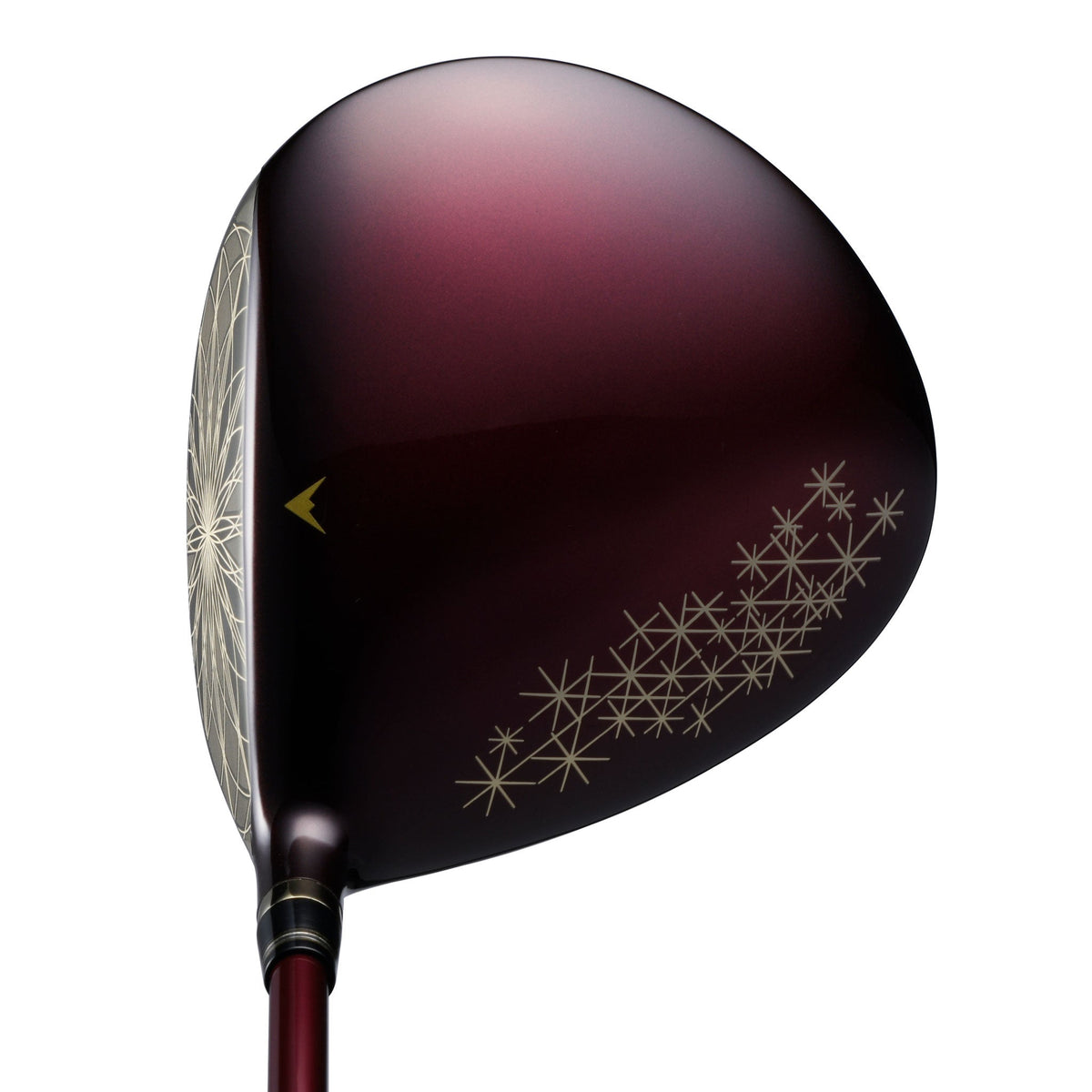 Honma BERES 10 Three-Star ladies driver – 24K gold accents, aluminum weight technology