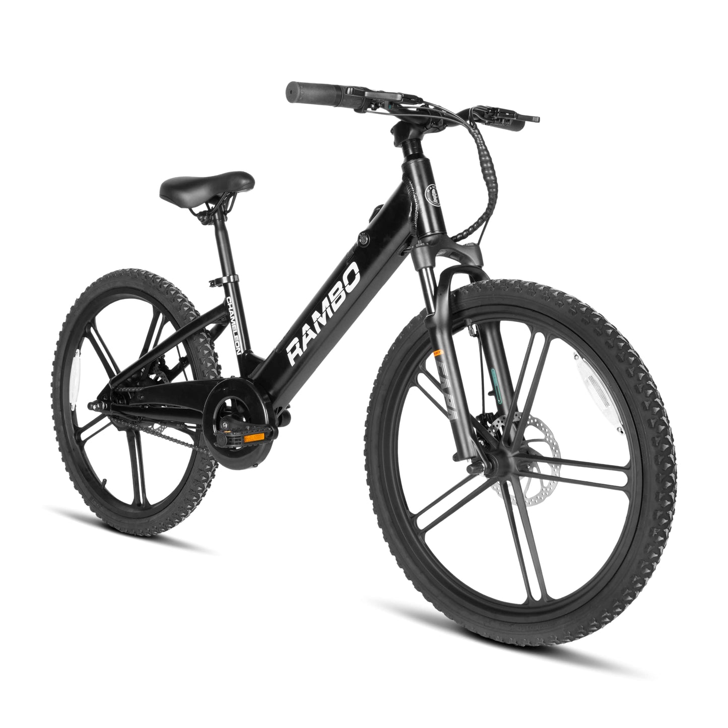 Rambo Kid’s 24" Chameleon Electric Bike – 250W Motor, Up to 16 MPH