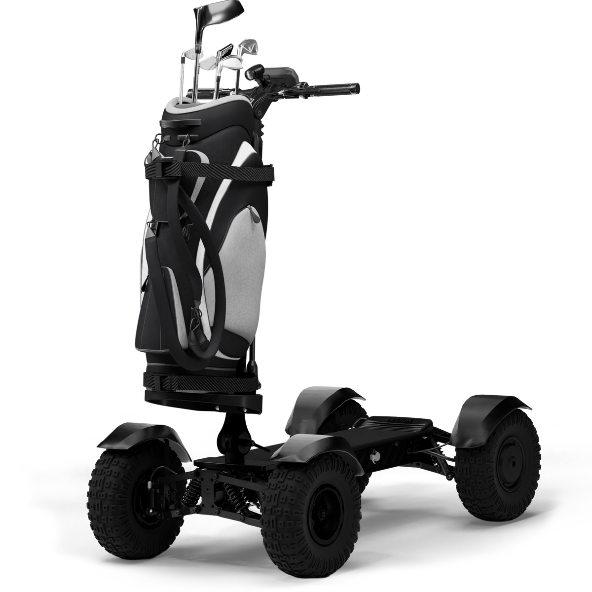 CycleBoard X-Quad 3000 Golf – Single-Rider Electric Golf Vehicle, Turf-Friendly, Golf Bag Mount