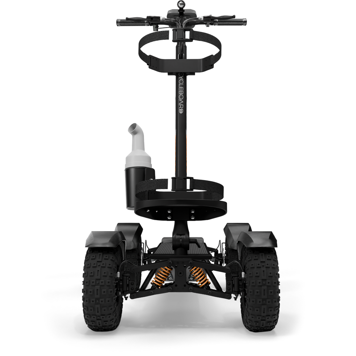 CycleBoard X-Quad 3000 Golf – Single-Rider Electric Golf Vehicle, Turf-Friendly, Golf Bag Mount