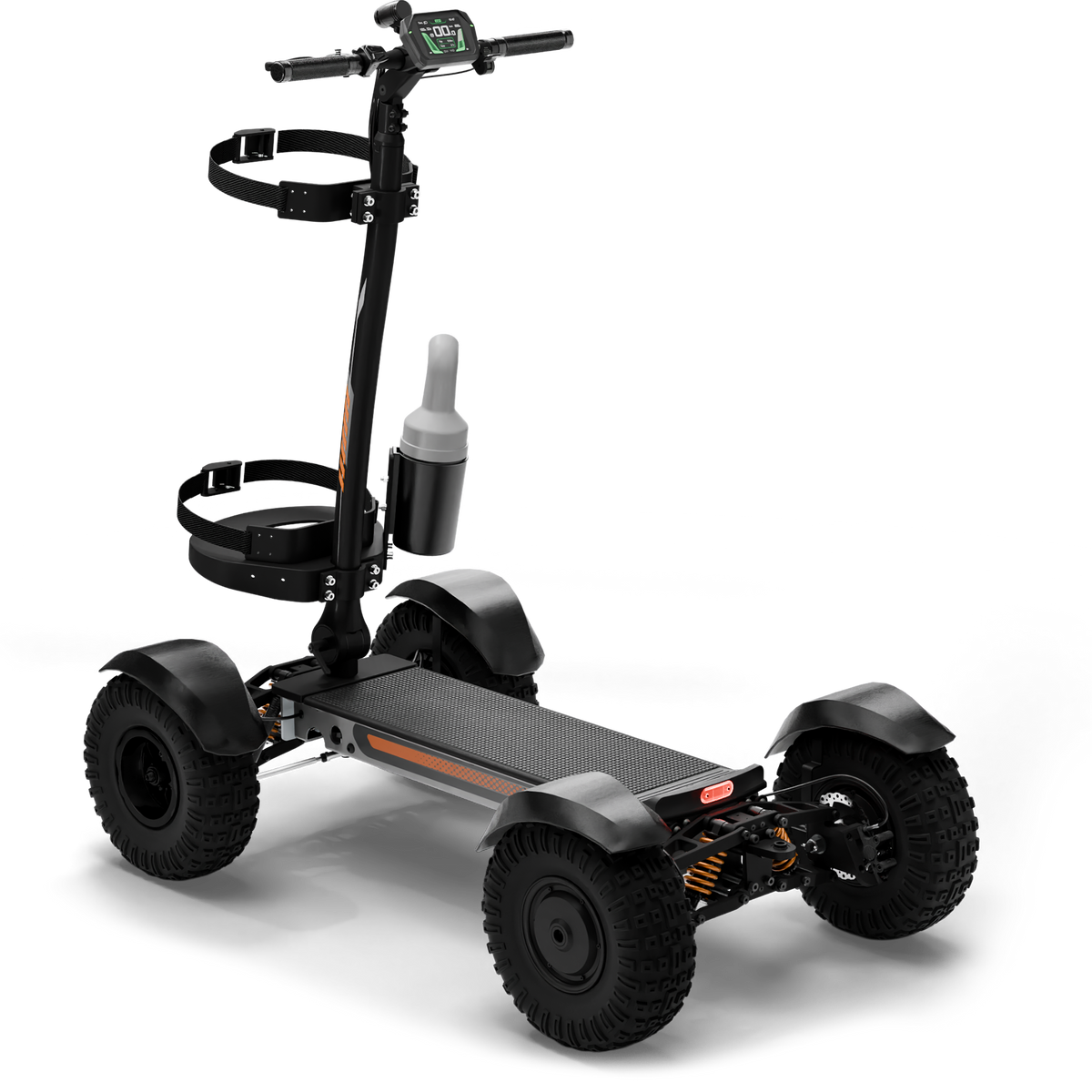 CycleBoard X-Quad 3000 Golf – Single-Rider Electric Golf Vehicle, Turf-Friendly, Golf Bag Mount