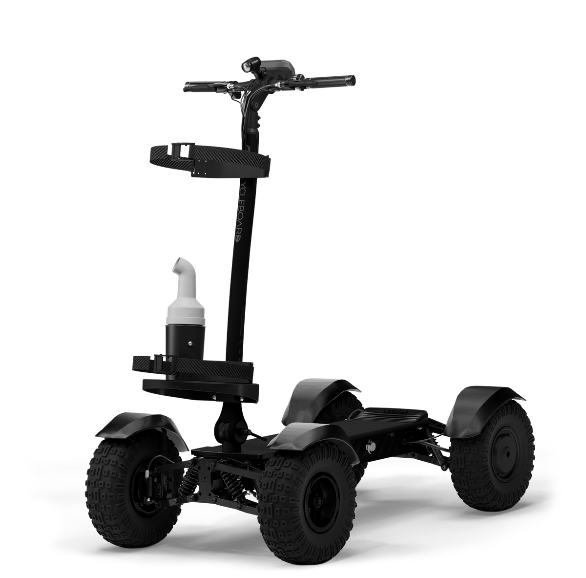 CycleBoard X-Quad 3000 Golf – Single-Rider Electric Golf Vehicle, Turf-Friendly, Golf Bag Mount