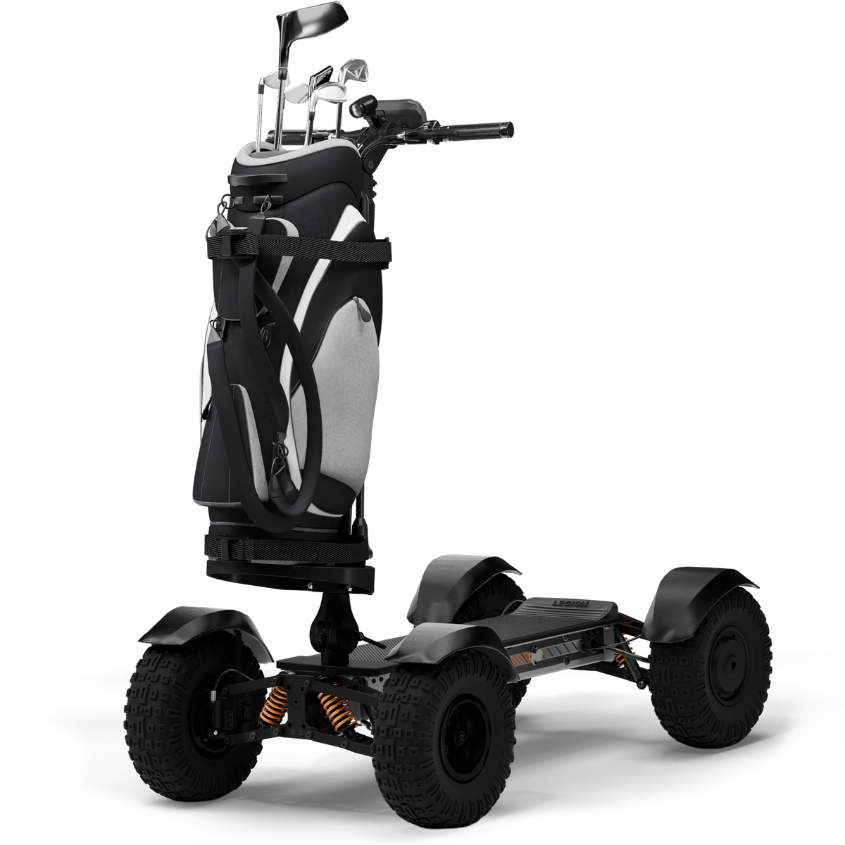 CycleBoard X-Quad 3000 Golf single-rider electric golf vehicle side view – turf-friendly four-wheel golf cart alternative