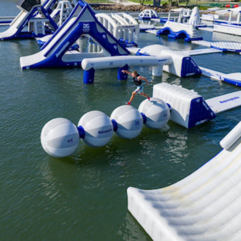 Aquaglide Helix Inflatable Aquapark Obstacle – Balance, Jump, 8-Person Capacity