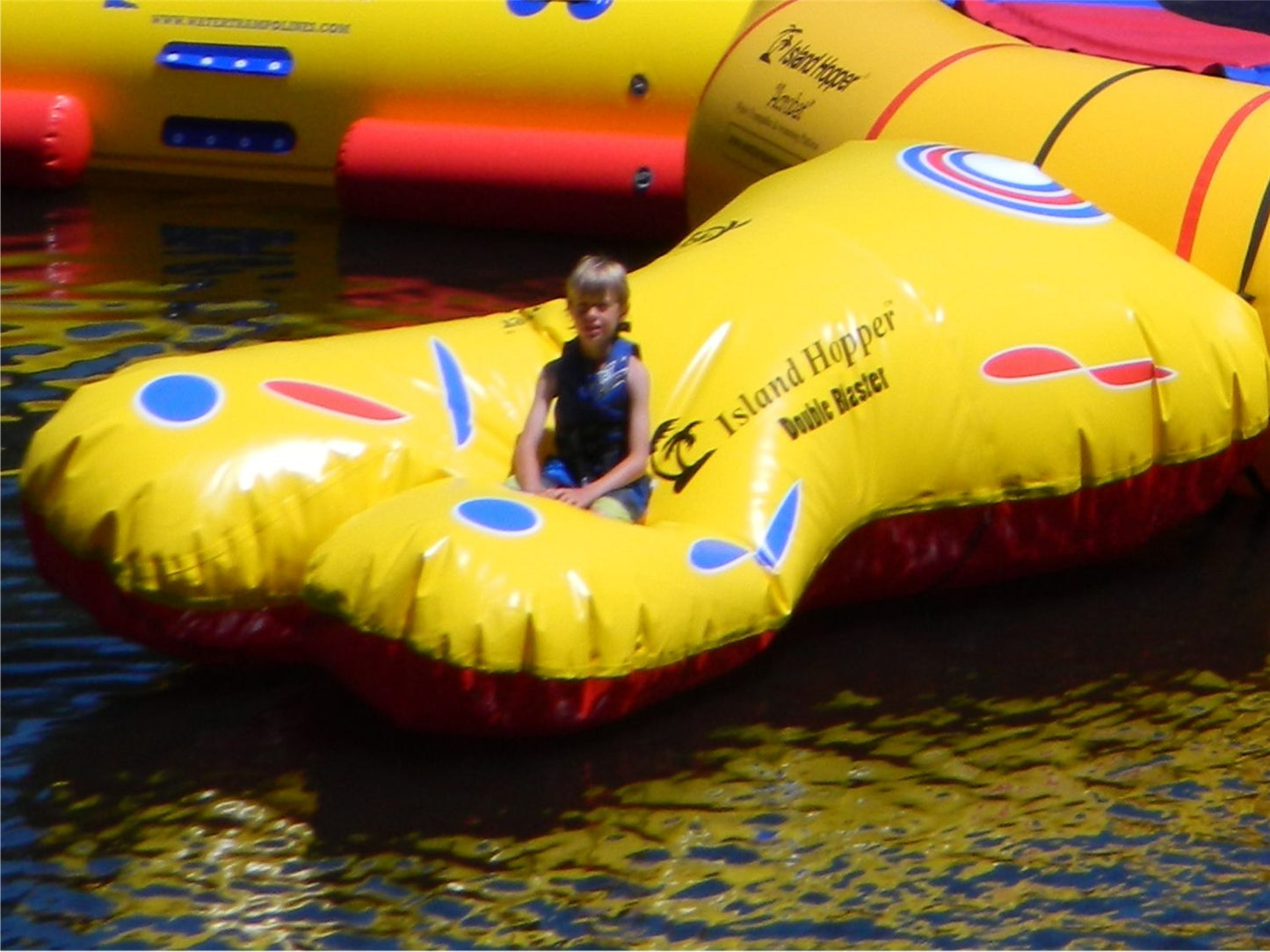 Island Hopper Double Blaster Attachment for Water Trampolines & Bouncers