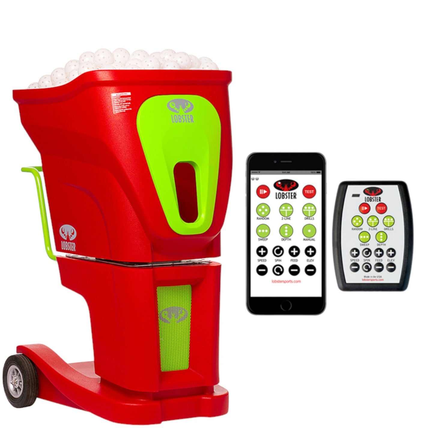 Lobster Sports Pickle Phenom® – Commercial-Grade Digital Pickleball Machine