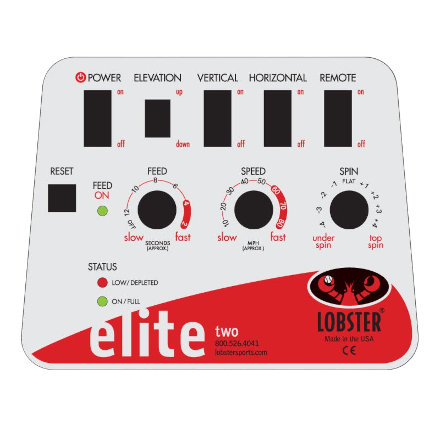 Lobster Sports Elite Two Tennis Ball Machine – Triple Oscillation & Advanced Training