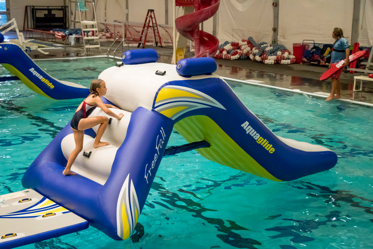 Aquaglide Freefall 6' Water Bouncer Climbing Slide