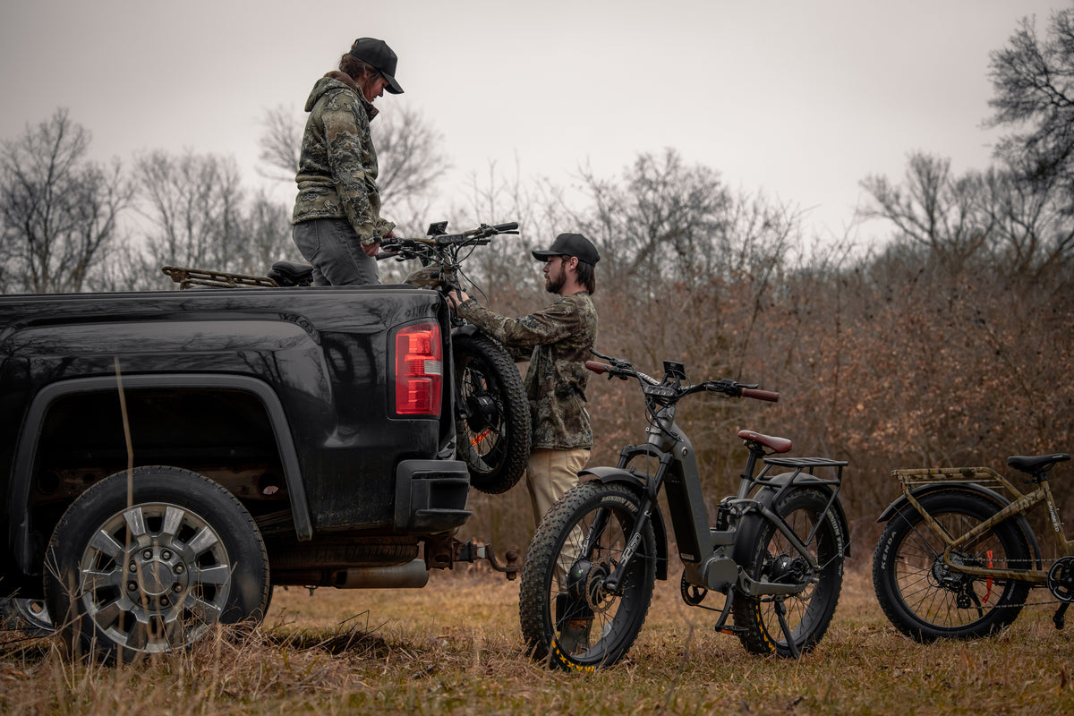Rambo Bikes Hellcat 2.0 - 1000W AWD Full Suspension Electric Hunting Bike