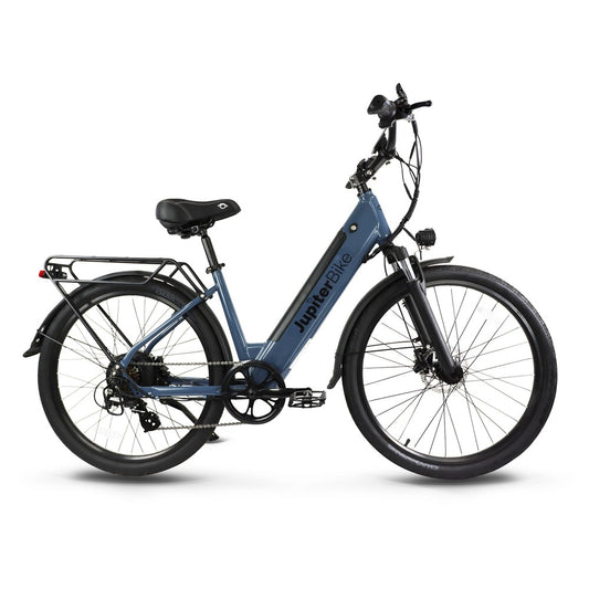 500W commuter electric bike with rear rack