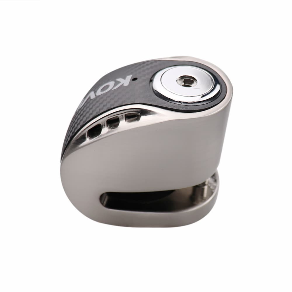Compact bike lock with alarm
