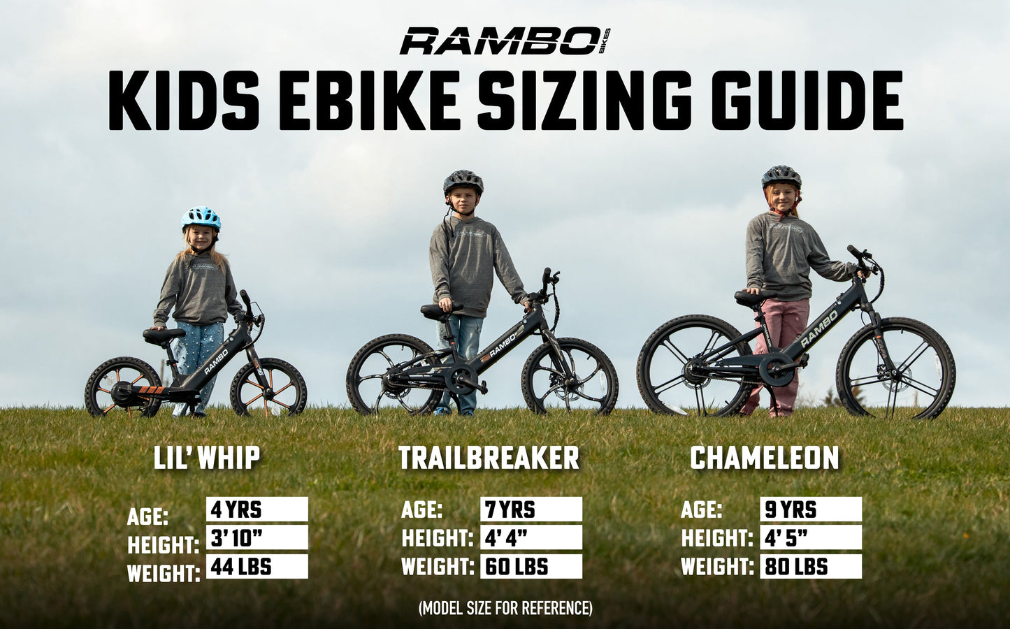 Rambo Kid’s 24" Chameleon Electric Bike – 250W Motor, Up to 16 MPH