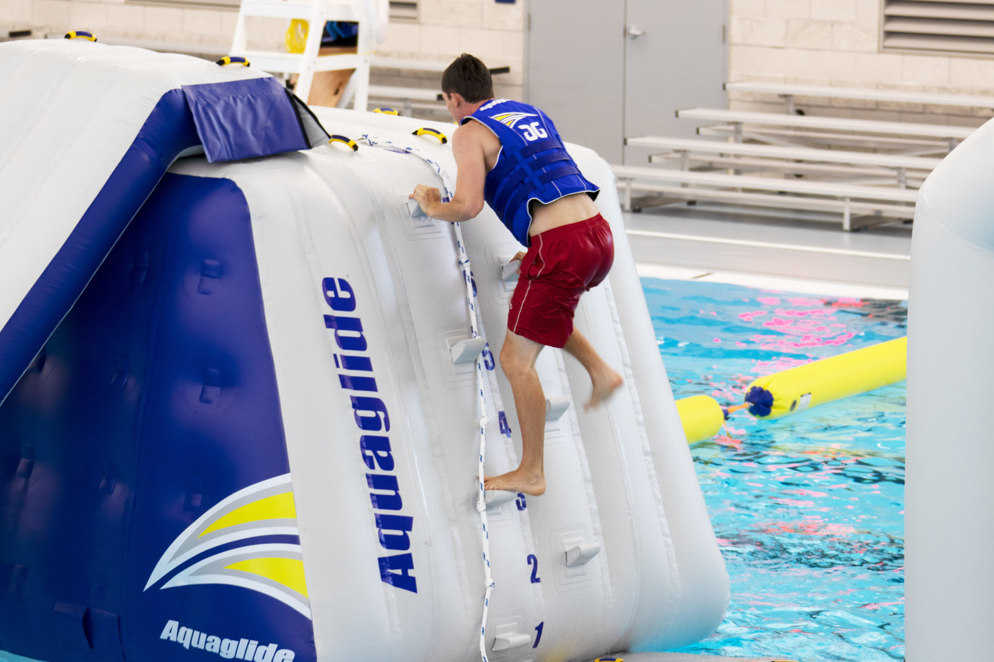 Aqauaglide King of The Mountain Inflatable Wall/slide Combo (Complete Set)