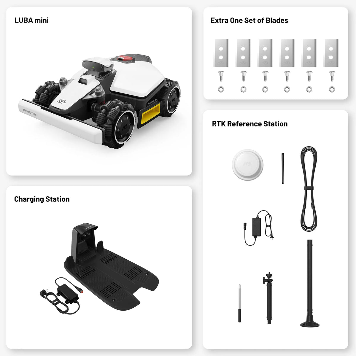 Mammotion LUBA mini AWD (S Version) – Perimeter-Wire-Free Robot Lawn Mower