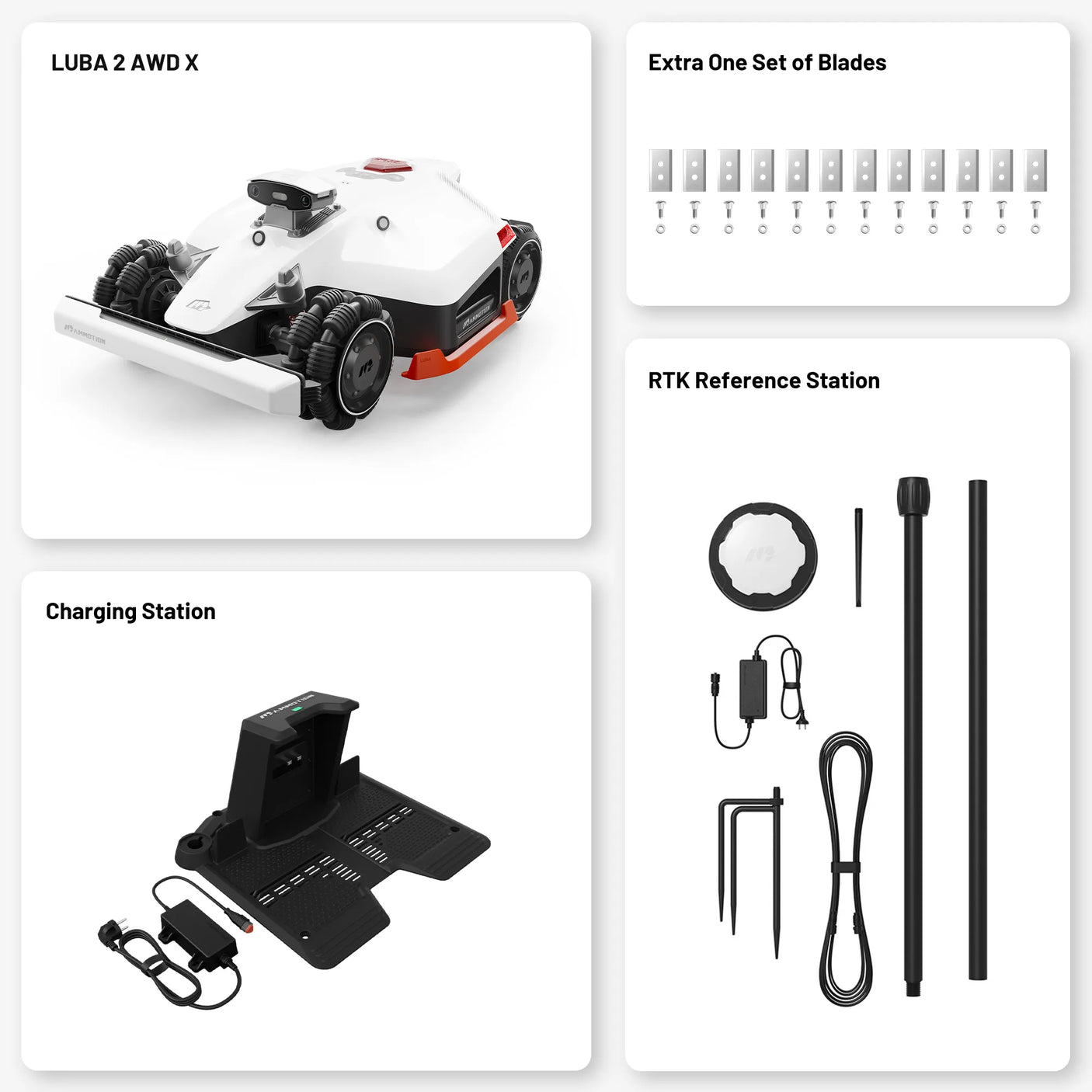 Mammotion LUBA 2 AWD (S Version) – Perimeter-Wire-Free Robot Lawn Mower