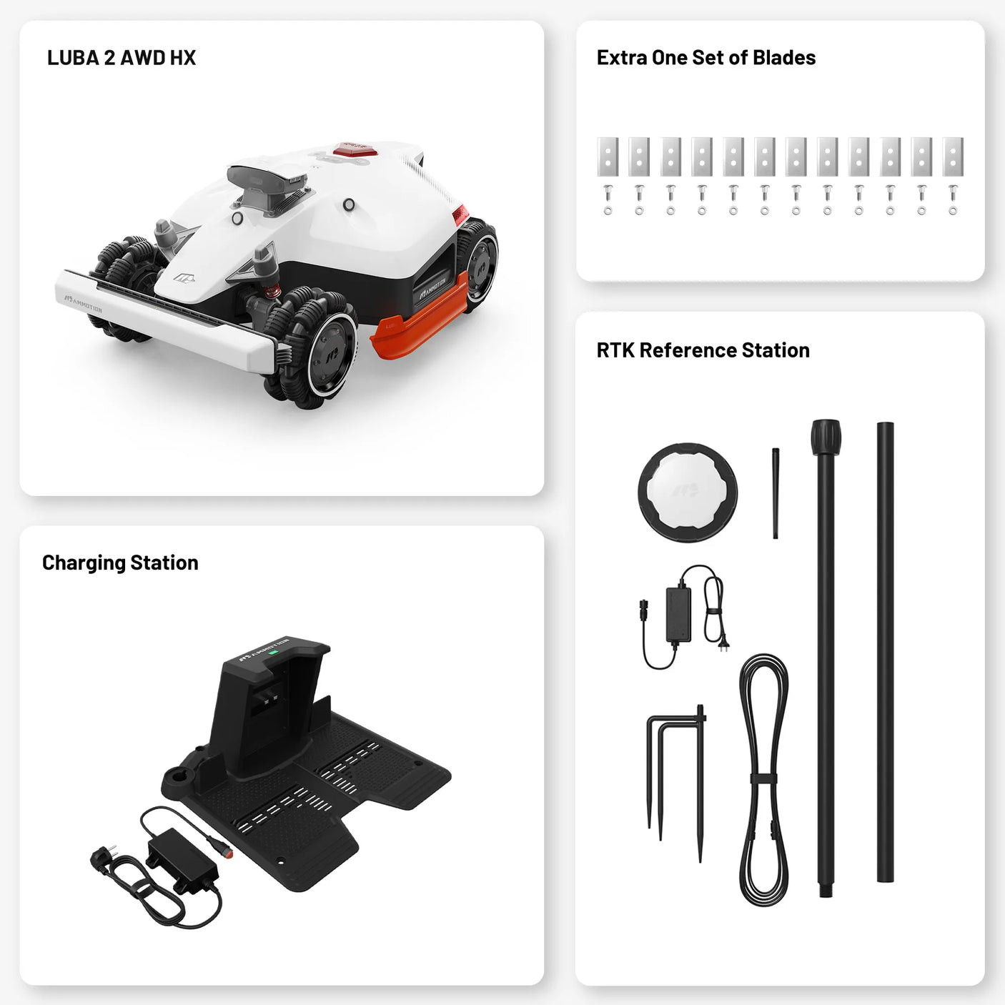Mammotion LUBA 2 AWD (H Version) – Perimeter-Wire-Free Robot Lawn Mower