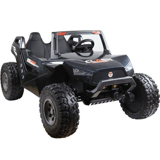 MotoTec Baja UTV 4x4 24v Carbon Fiber – 4WD, Remote Control, Bluetooth, Ages 3-6 | MT-Baja-UTV-24v_Carbon