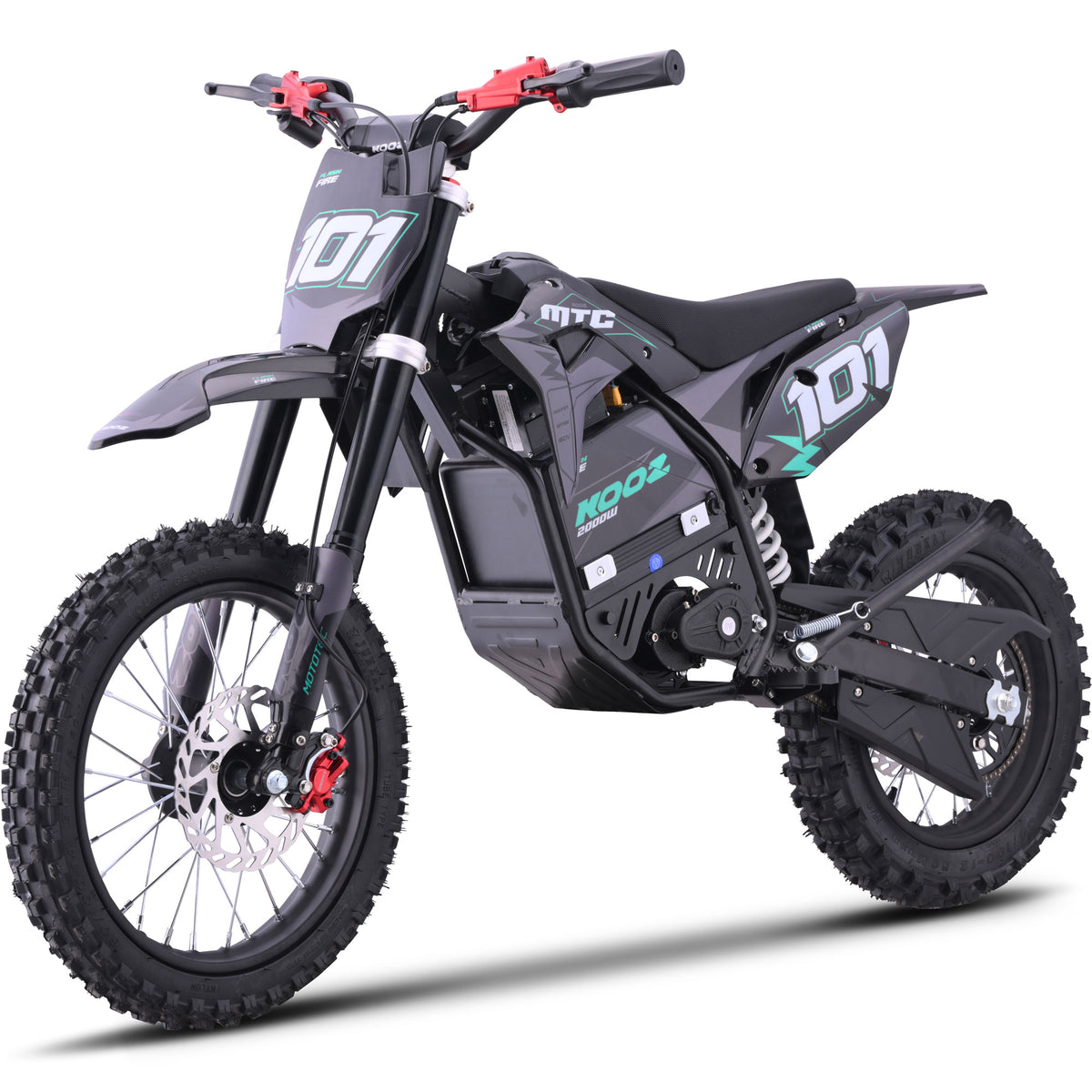 MotoTec 60V 2000W Pro Electric Dirt Bike Lithium HP115E – 40 MPH