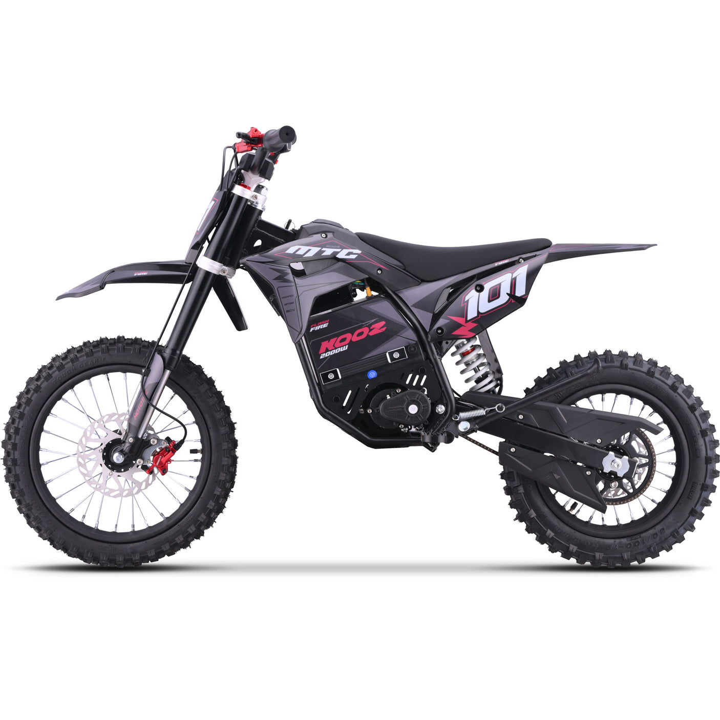 MotoTec 60V 2000W Pro Electric Dirt Bike Lithium HP115E – 40 MPH