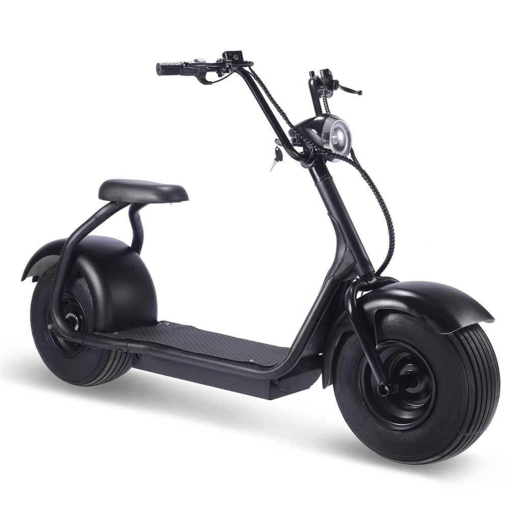 MotoTec Fat Tire 60 V 2000 W Lithium Electric Scooter – Black