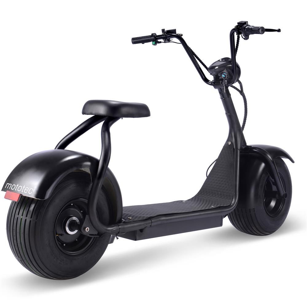 MotoTec Fat Tire 60 V 2000 W Lithium Electric Scooter – Black