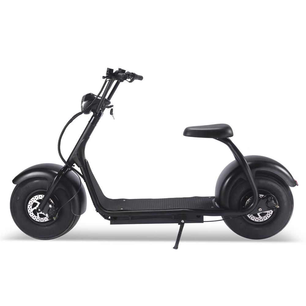 MotoTec Fat Tire 60 V 2000 W Lithium Electric Scooter – Black