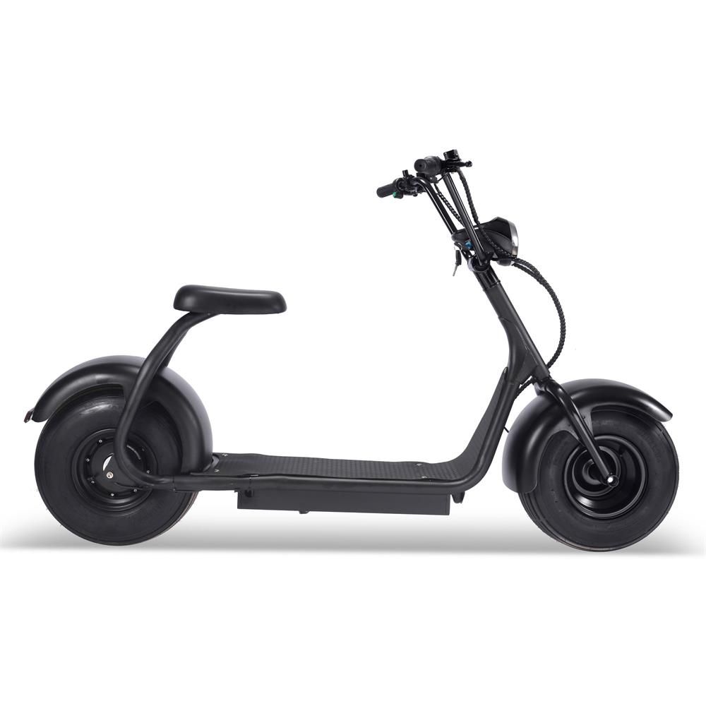 MotoTec Fat Tire 60 V 2000 W Lithium Electric Scooter – Black