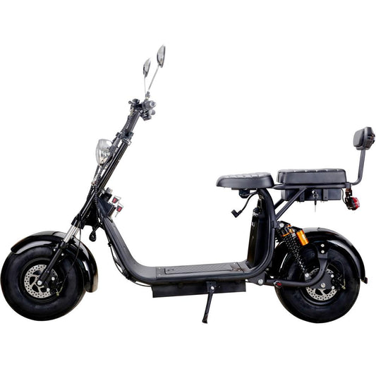 MotoTec Knockout 60 V 2000 W Lithium Electric Scooter – Black
