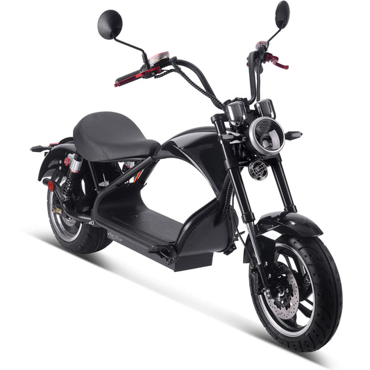 MotoTec Lowboy 60 V 2500 W Lithium Electric Scooter – Black