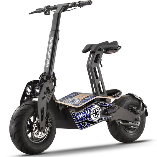 MotoTec Mad 1600w 48v Electric Scooter – Foldable All-Terrain Beast