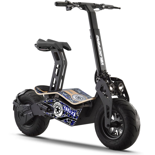 MotoTec Mad 1600w 48v Electric Scooter – Foldable All-Terrain Beast