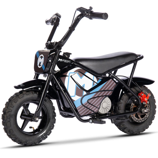 MotoTec 24v 250w Electric Mini Bike Black – Safe, Durable Fun for Kids 6+
